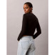 Calvin Klein Γυναικεία μακρυμάνικη μπλούζα Graphic Cropped Crew Neck T-Shirt